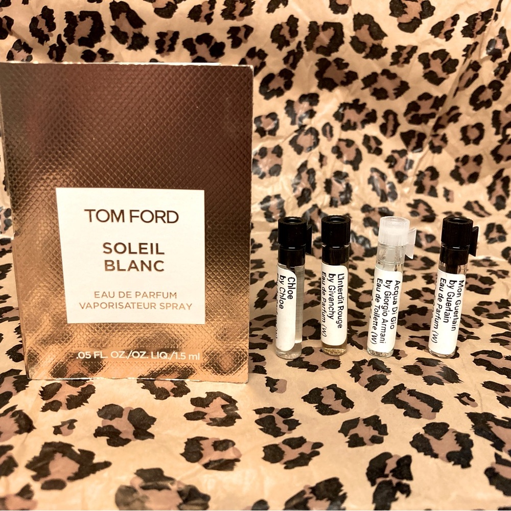 Tom Ford Soleil Blanc Bundle edp fragrance femme Guerlain Chloe Givenchy Armani